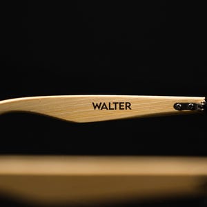 Groomsman Proposal Bamboo Engraved Sunglasses | Best Man Proposal | Gift for Groomsman | Personalized Sunglasses