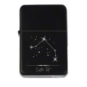 Aries Custom Engraved Lighter, Birthday Gift, Engraved Gift, Personalized Lighter, Zodiac Laser Engraved Lighter