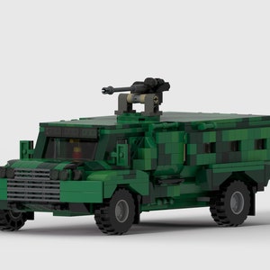 Lego Tactical Truck Instructions- MRAP and JLTV Inspired