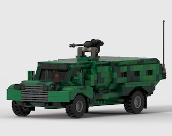 Lego Tactical Truck Instructions- MRAP and JLTV Inspired