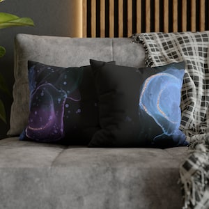 Faux Suede Square Pillow Case