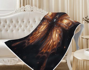 Butterfly Cooling Silk-Feel Blanket
