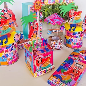 Party decoration kit, Cake Topper, Karol G birthday decorations, tomorrow will be beautiful party, 3d letter, Karol G party, party kit