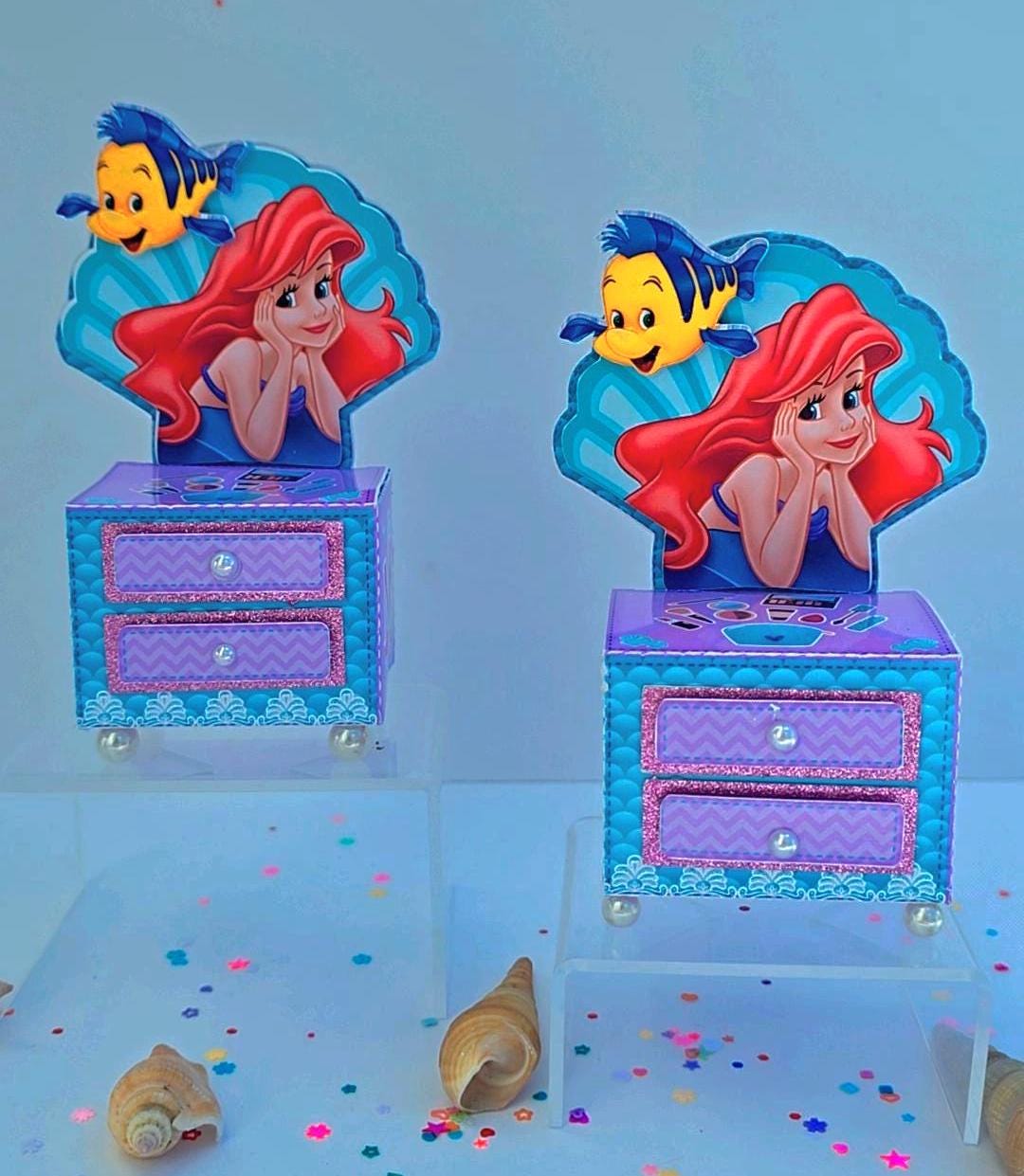 The Little Mermaid Favor Box, Ariel Little Mermaid Inspired Candy Box ...