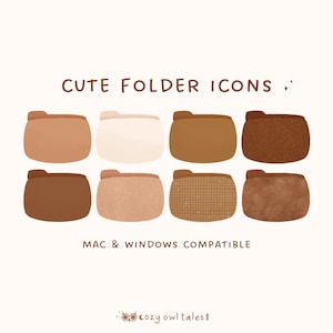 Mac および Windows 用のベージュのフォルダー アイコン (png および ico) | Caramel Latte の居心地の良いデスクトップ フォルダー アイコン