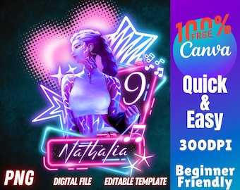Kpop Demon Hunters PNG Rumi Clipart Zoey Bday Canva Template Mira Party Sublimation Girls