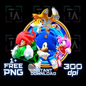 Sonic The Hedgehog Png, Sonic 3 Movie, Shadow, Image, Clipart, Image, Cricut, Shirt, Digital File, Wall, Art, Sticker, Instant Download