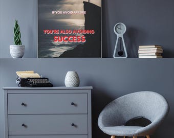 inspirational wall art home decor - Motivation Wall Art - Room Decor Men - Home Gym Decor - quotes wall  art - wall art prints