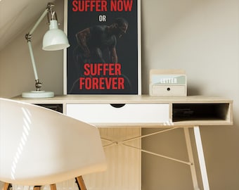 inspirational wall art home decor - Motivation Wall Art - Room Decor Men - Home Gym Decor - quotes wall  art - wall art prints