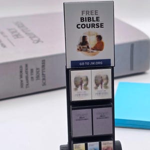 Miniature JW Literature Cart, pioneer, convention, international, special convention, service, baptism gift idea, 3D Printed display