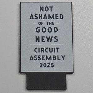 DISPLAY Card - Not Ashamed of the good news | JW Literature Cart, pioneer, international, special convention, service, baptism, circuit