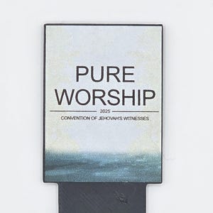 DISPLAY Card - Pure Worship Regional | JW Literature Cart, pioneer, international, special convention, service, baptism
