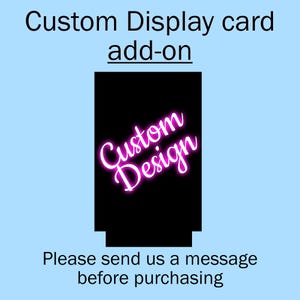CUSTOM Display Card for JW Literature Cart, pioneer gift, international, special convention, service, baptism