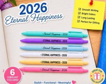 2026 Eternal Happiness Convention Pen, UV Printed JW Ministry, Vibrant Colors