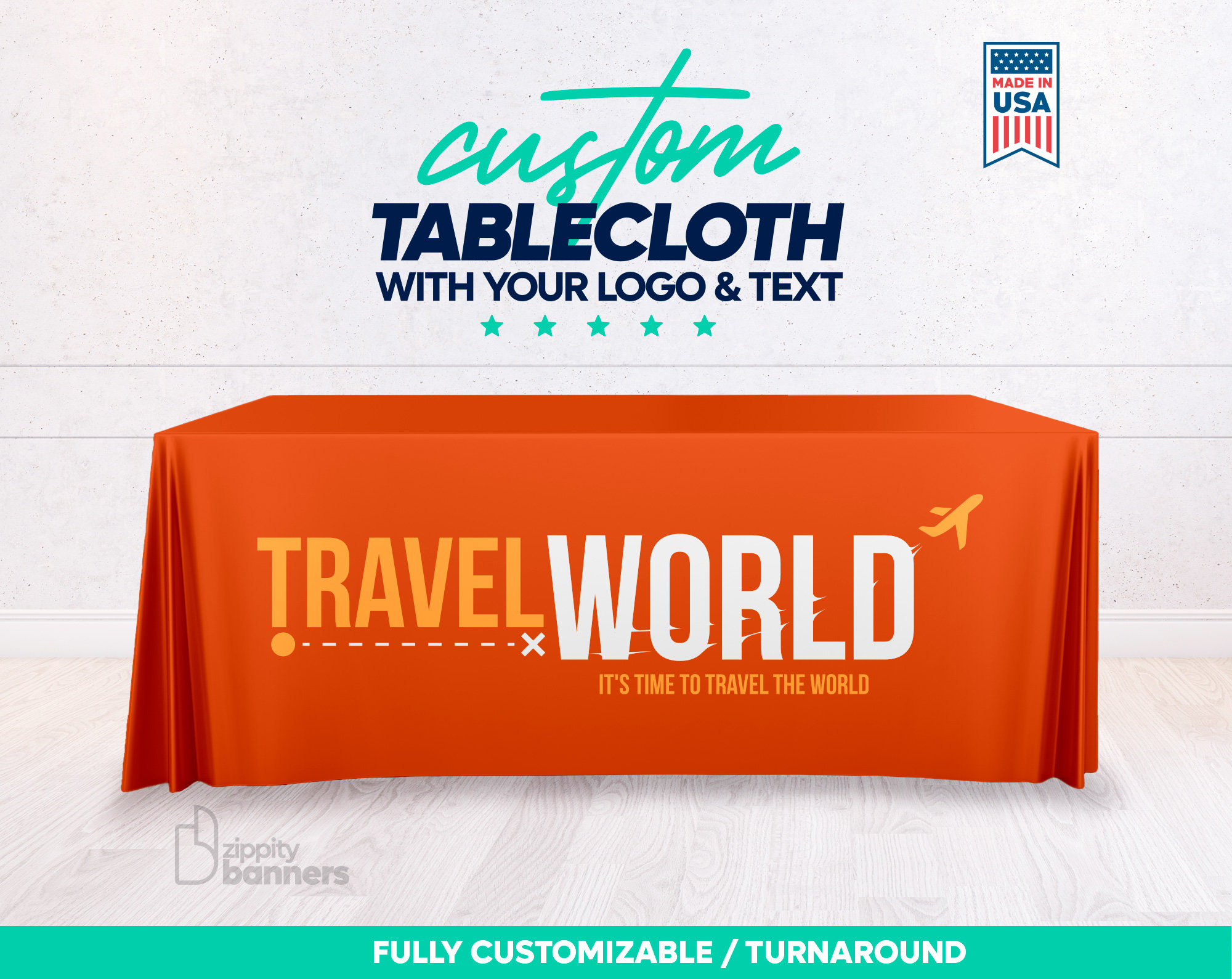 Fabric Table Covers for Trade Shows and Special Events - Buy Online!