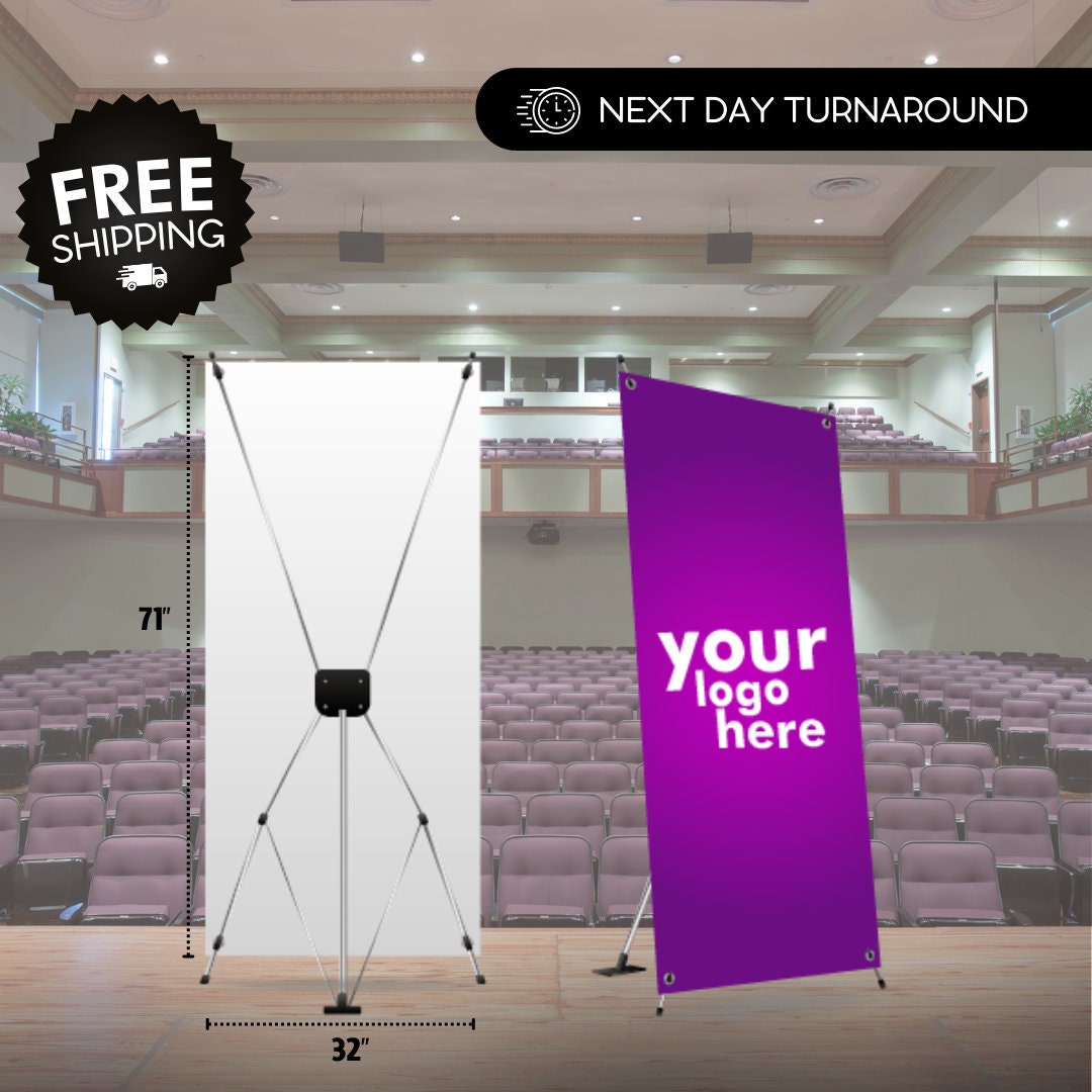 Xstand Banner, X Banner for Indoors, Custom X Banners Etsy
