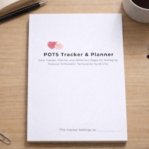 Seguimiento imprimible del manejo del POTS (PDF) para el seguimiento de síntomas y rutinas