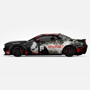 Antihero Joker Car Hood Wraps 54 Dark Series ITASHA American Comics Stickers Decals Made with Top Vinyl Fit with Any Cars Support Custom