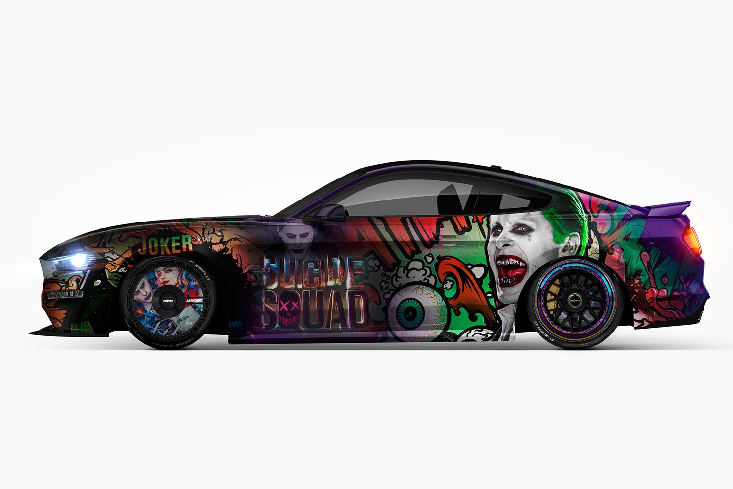 Antihero Joker Car Hood Wraps 53 Dark Series ITASHA American