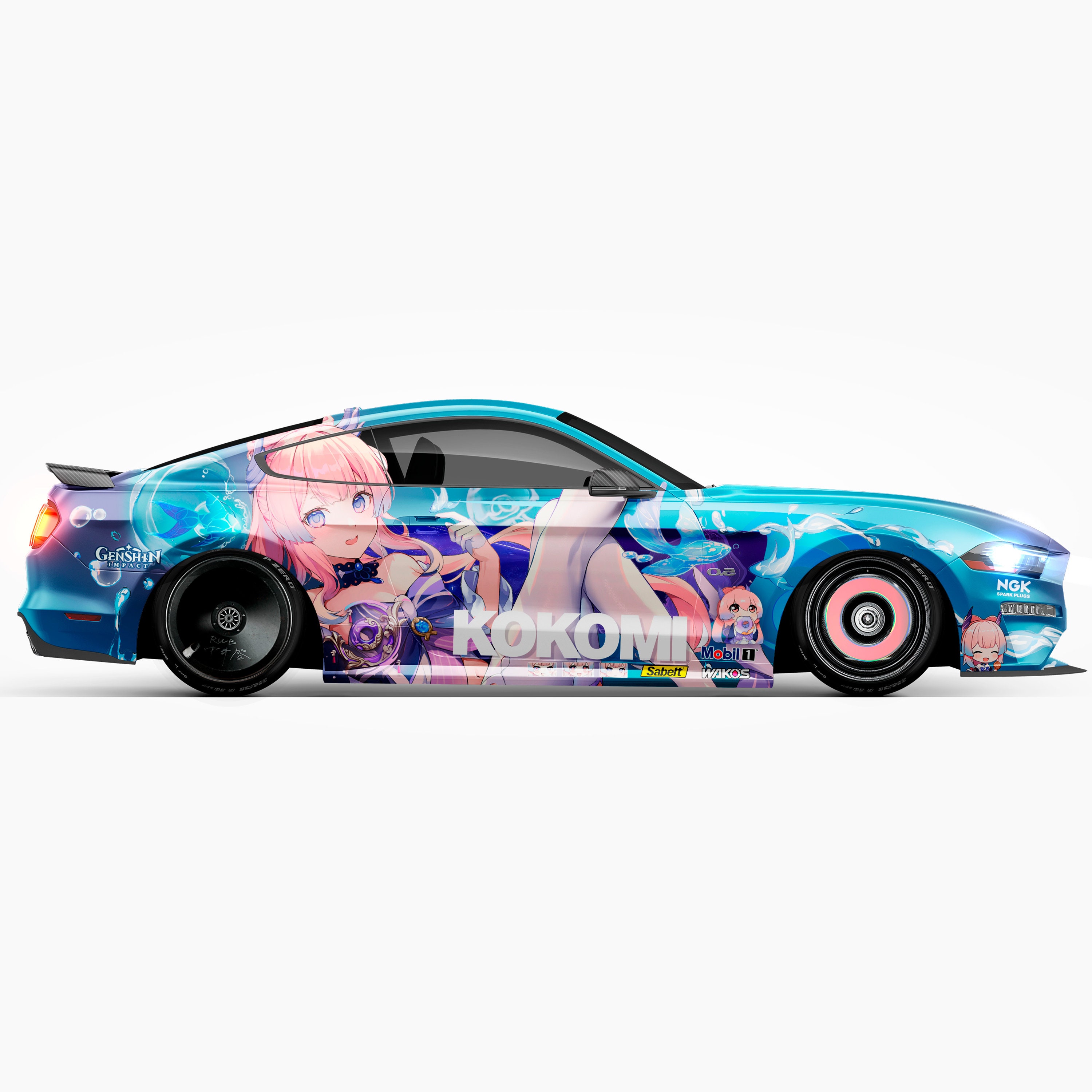 Badass Anime Car Wrap