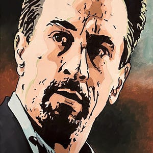 11x14 Heat Fan Art Robert De Niro Giclee Print Framed