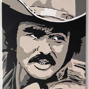 20x24 Smokey and The Bandit Burt Reynolds Painting