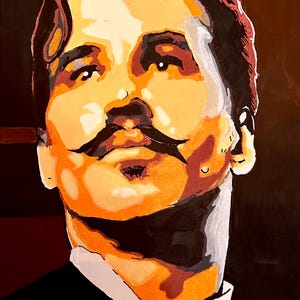 11x14 Framed Doc Holliday Tombstone Fan Art Giclee Print
