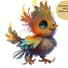 33 Baby Phoenix Clipart Bundle, PNG Fairytale Fantasy, Digital Download ...
