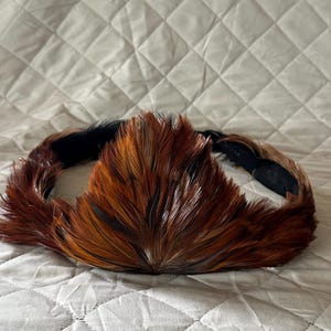Vintage Feather Flapper Headwear, 1920s inspired.