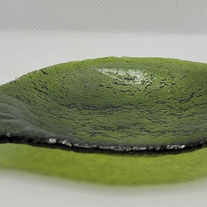 Glass Leaf Dish / Spoon Rest