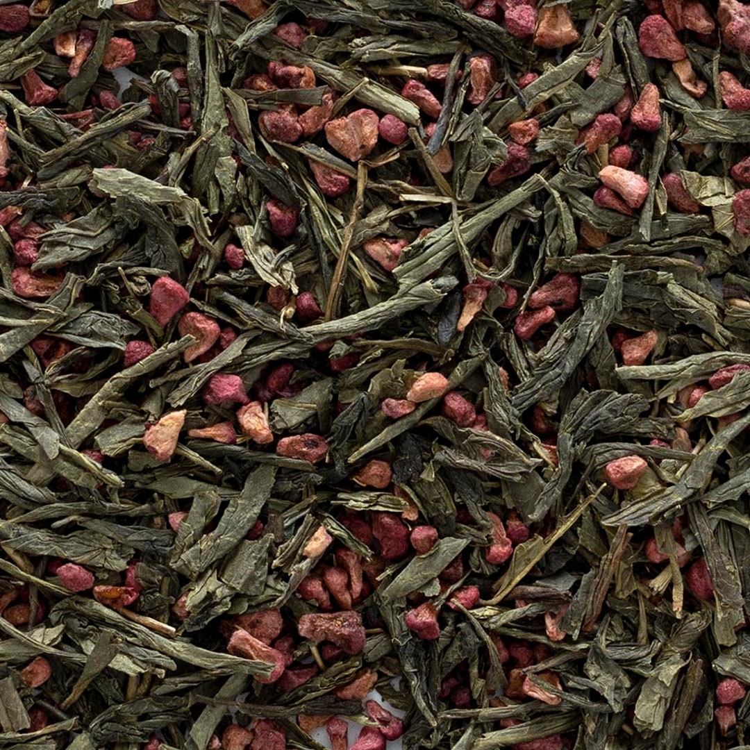 Organic Raspberry Green Loose Herbal Tea - Etsy