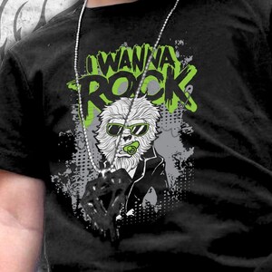 Infant/Toddler I Wanna Rock Bodysuit/T-Shirt