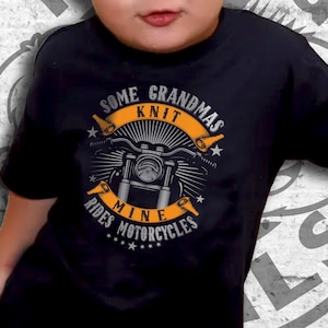 Infant/Toddler Unisex My Grandma Rides Bodysuit/T-Shirt