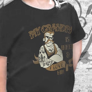Infant/Toddler My Grandpa is Inked and I Love Him Bodysuit/T-Shirt
