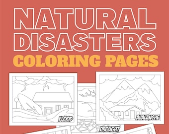 Natural Disaster Coloring Pages