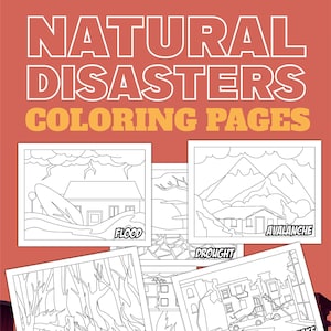 Natural Disaster Coloring Pages