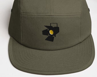 Gorra de camping bordada con luz de película / Regalo para cineastas