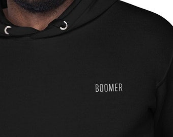 Boomer Bestickter Hoodie: Stechen Sie hervor am Set! Film Major Hoodie
