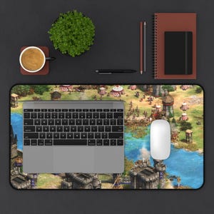 Age of Empires Mousepad | 3 Sizes | 90s 2000s Nostalgia Gift, 90s Mousepad, Gaming Desk Mousepad, Mouse Mat, AoE RTS Game Room Decor image 6