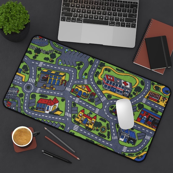 City Carpet Nostalgia Mousepad | 3 Sizes | 90s 2000s Nostalgia Gift, 90s Mousepad, Gaming Mousepad, Keyboard Mat, Mouse Mat, Office Decor