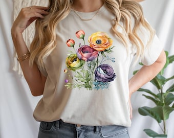 Floral Youth Short Sleeve Tee: Trendy Kids Summer Outfit