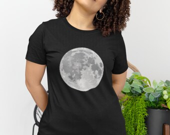 Moon Shirt for Her, Mystic Moon Shirt, Unique Moon Graphic Shirt, Boho Moon Shirt, Mystical Moon Shirt, Moon Shirt Gift