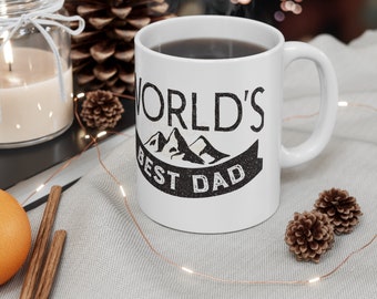 World's Best Dad Mug Ceramic Mug 11oz Dad Coffee Mug Dad Gift Mug