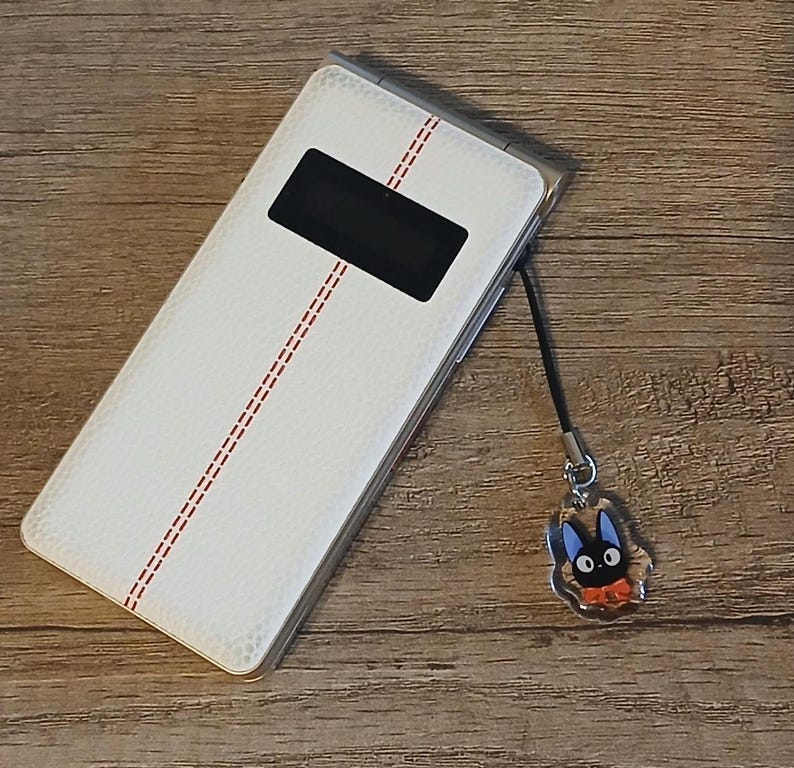 Acrylic Phone Charms: Ghibli Inspired, Jiji, Calcifer, Soot Sprite, Totoro, Studio Ghibli, Spirited Away image 12