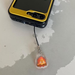 Acrylic Phone Charms: Ghibli Inspired, Jiji, Calcifer, Soot Sprite, Totoro, Studio Ghibli, Spirited Away image 13