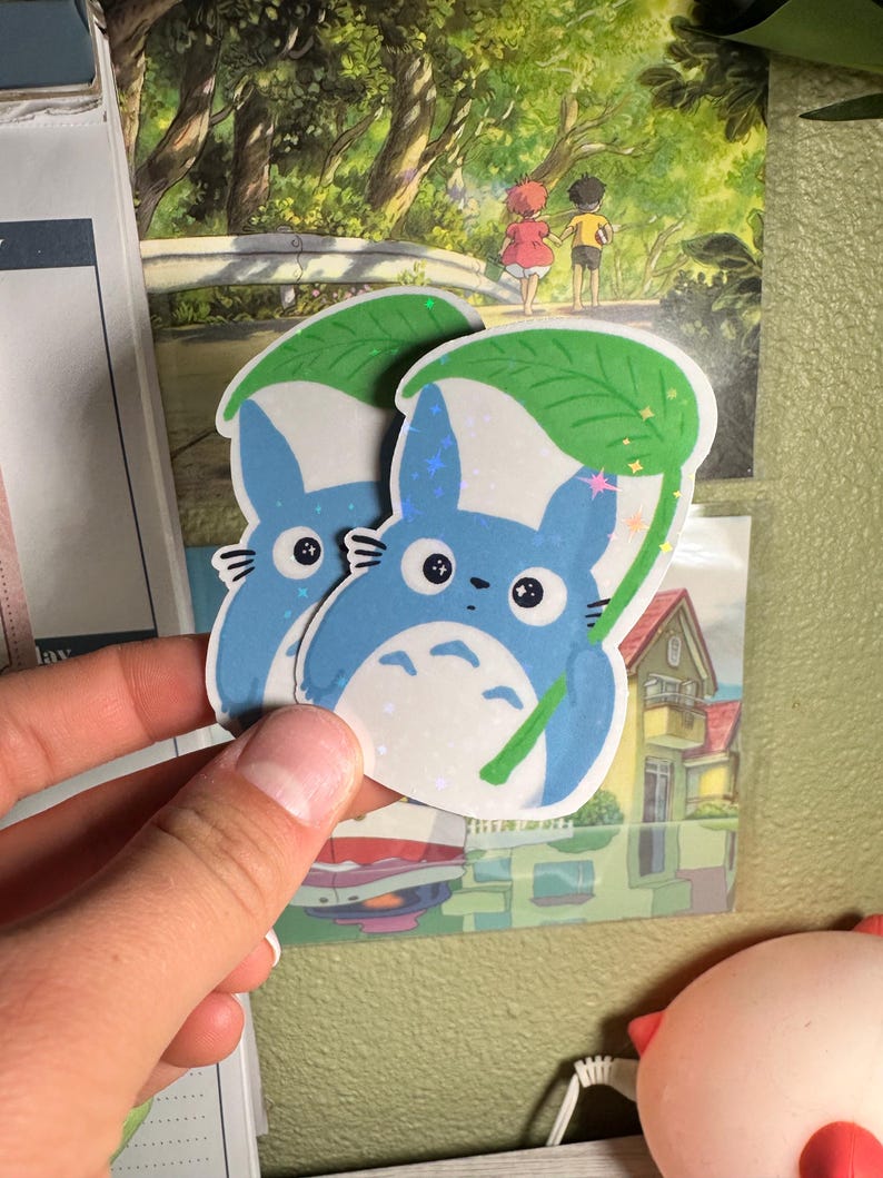Ghibli Mystery Bag: Stickers, Phone Charm, Art Print Bundle image 11