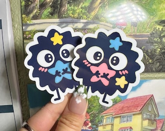 Soot Sprites Sticker – Studio Ghibli Totoro Inspired Waterproof Decal
