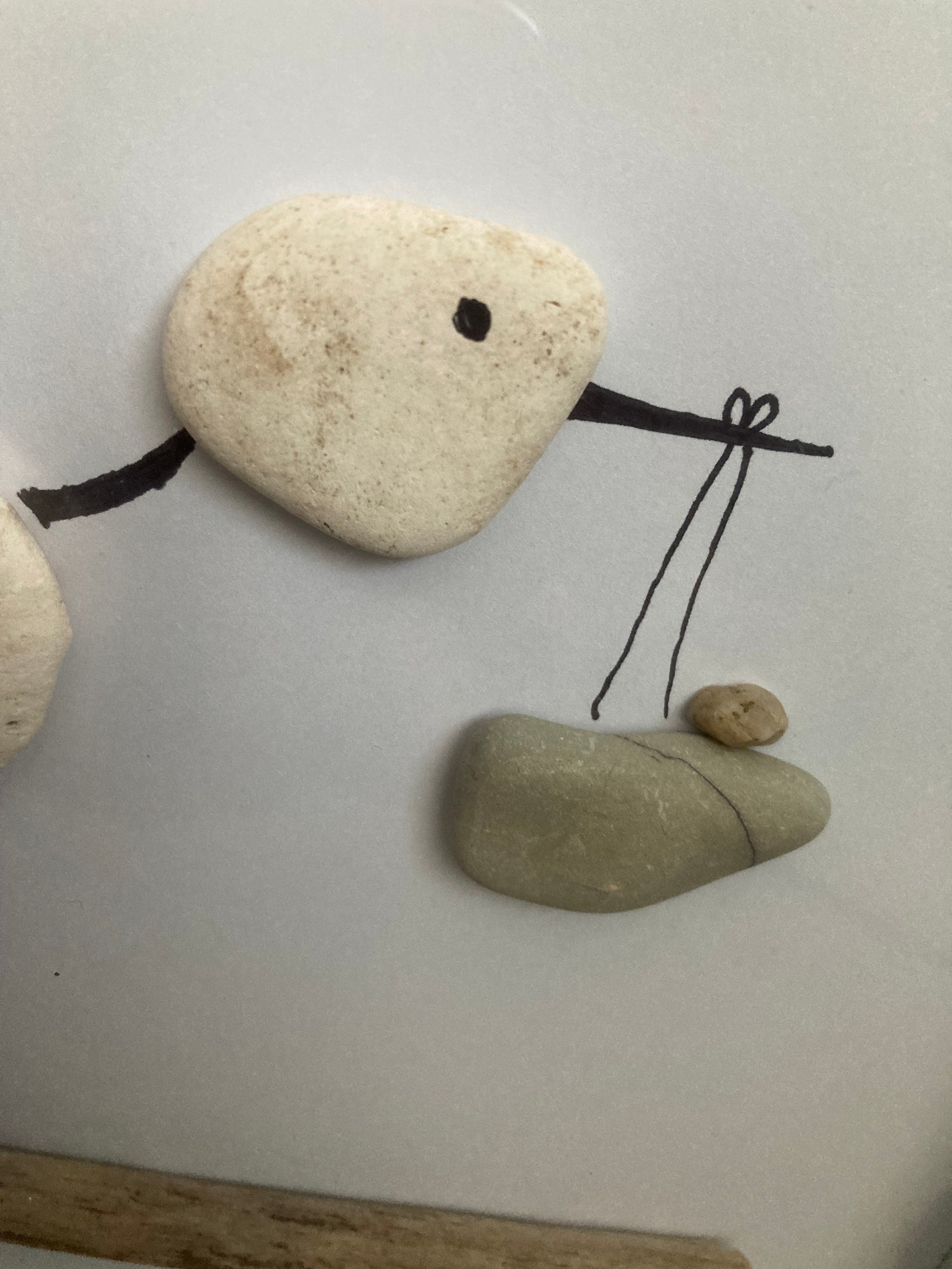 Pebble Art New Baby Pebble Art Baby Shower Gift Family Etsy