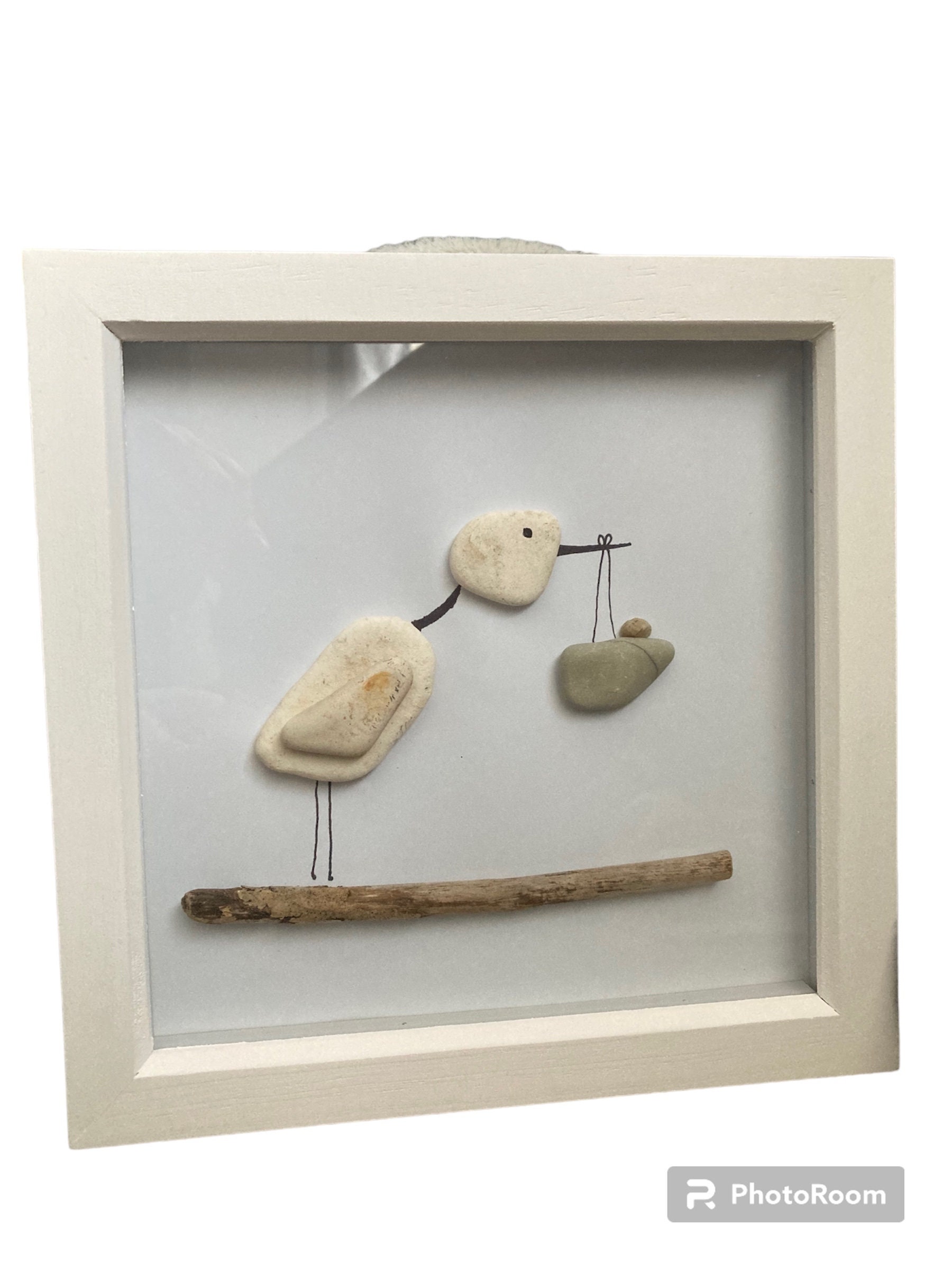 Pebble Art New Baby Pebble Art Baby Shower Gift Family Etsy