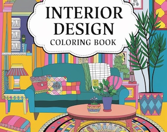 Innen Design Malbuch